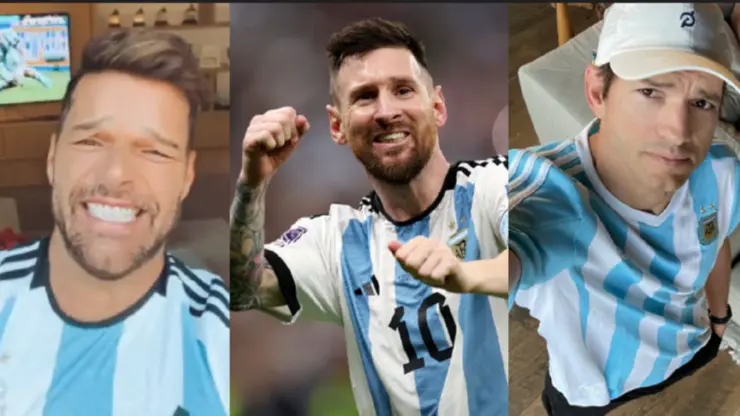 “¡Vamos Argentina!: Famosos festejan el triunfo de la albiceleste en la final de Qatar 2022
