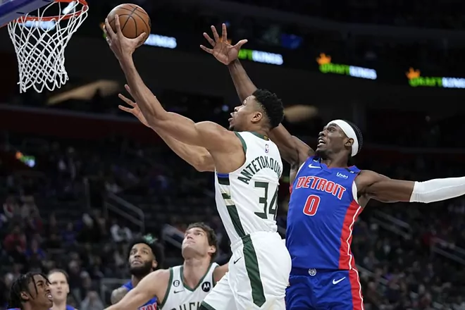 NBA: Antetokounmpo regresa y los Bucks de Milwaukee aplastan a los Detroit Pistons con 150 puntos