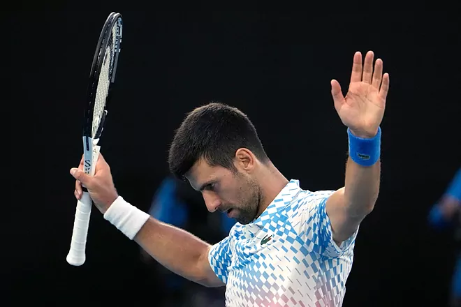 Open de Australia: Novak Djokovic elimina al ‘top10’ Rublev e iguala la racha de imbatibilidad de Agassi