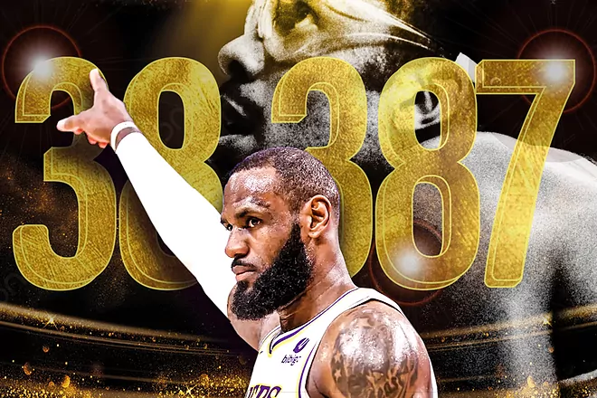 NBA: ¿Cuántos puntos le quedan a LeBron James para ser el máximo anotador de la historia