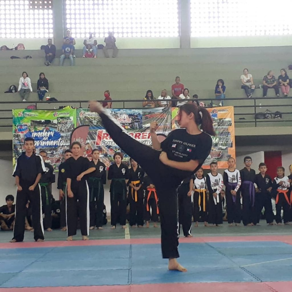 200 atletas participaron en el festival de artes marciales de Iribarren