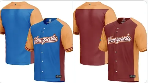 Venezuela y su posible uniforme para Clásico Mundial de Béisbol 2023