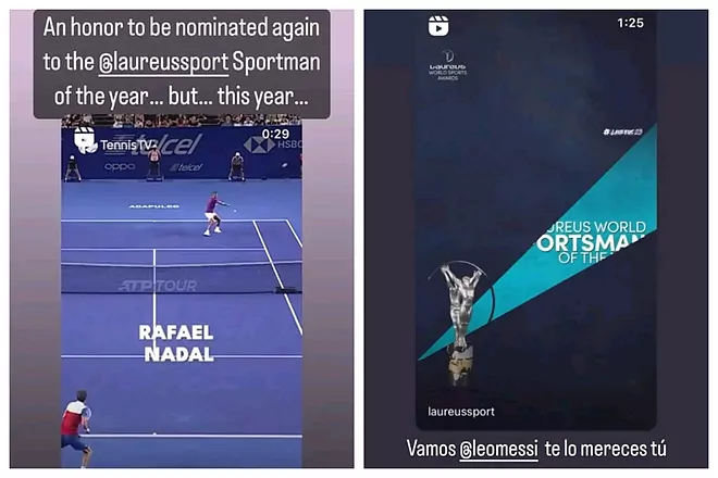 El tenista Rafa Nadal agradece la nominación del Laureus a mejor deportista, pero dice que lo merece Messi