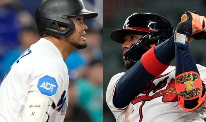 MLB: Luis “La Regadera”Arráez y el Abusador Ronald Acuña Jr. se mantienen en el tope y regresa Thairo Estrada