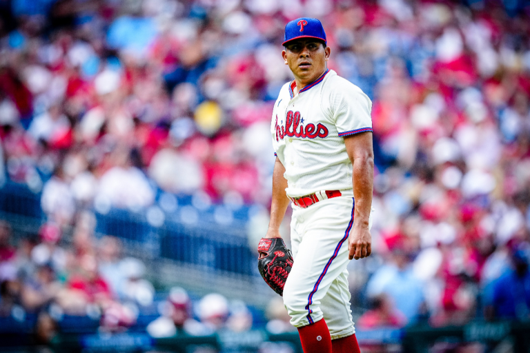 MLB: El Larense Ranger Suárez de los Filis coquetea con el No-Hit y poncha a 10