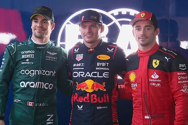 GP de Brasil de F1: Verstappen pole seguido de Leclerc y bombazo de Aston Martin, con Stroll 3º y Alonso 4º