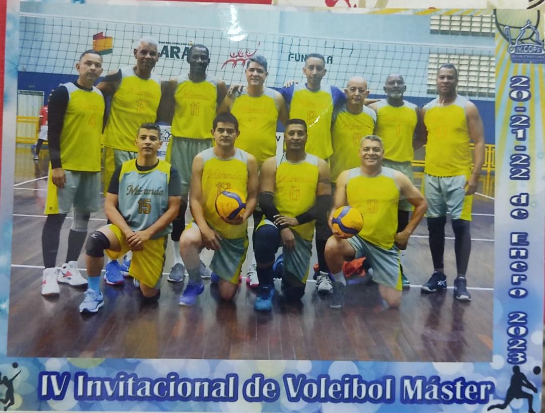 Gualberto Polanco simboliza la esperanza mirandina en el Campeonato de Voleibol Máster Divina Pastora 2024