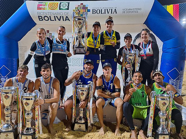 Sudamericano de Voleibol de Playa: Brasil en femenino y Chile en masculino se llevan el oro en Cochabamba, Bolivia