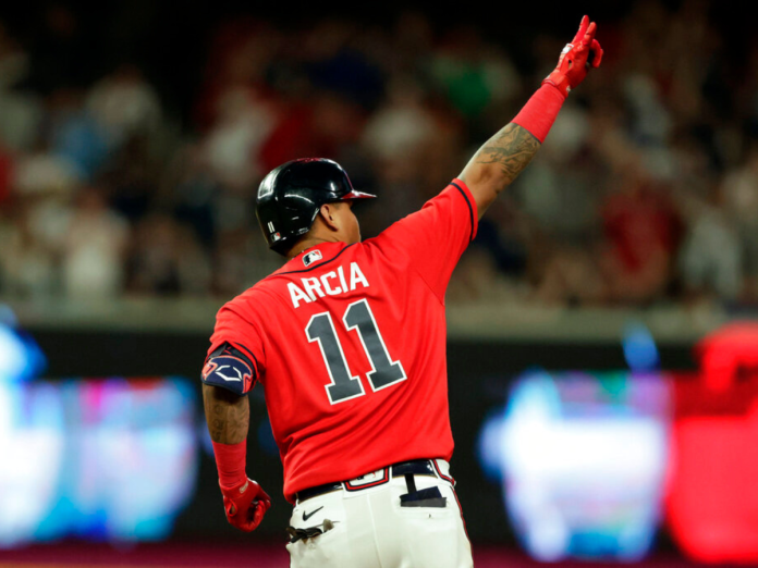MLB: El Venezolano Orlando Arcia de los Bravos de Atlanta se reencontró con el jonrón